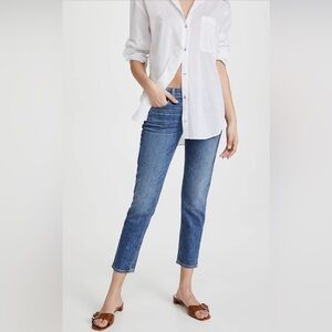 rag & bone Women's Dre Low Rise Slim Boyfriend Jeans